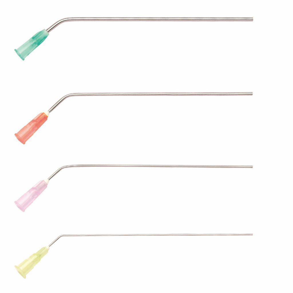 80mm Angled Aspiration Cannulas