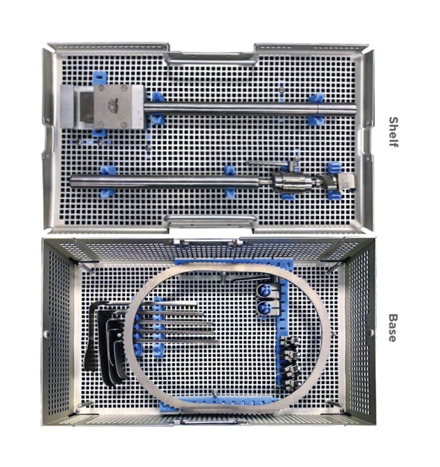 InstruSafe® Custom Configured Bookwalter® Retractor Tray Example