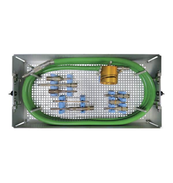 InstruSafe® Custom Configured High Speed Pneumatic Drill Tray Example