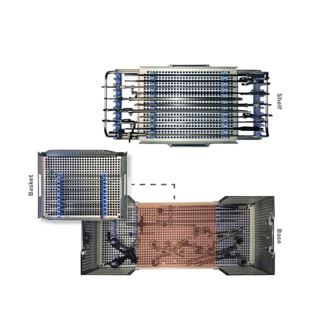 InstruSafe® Custom Configured Laparoscopic Tray Example
