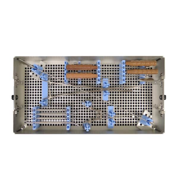 InstruSafe® Custom Configured Tendon Stripper Tray Example